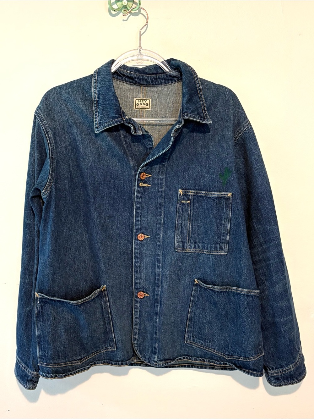 Hey Gang denim oversized barn chore coat - Picture 6 of 12